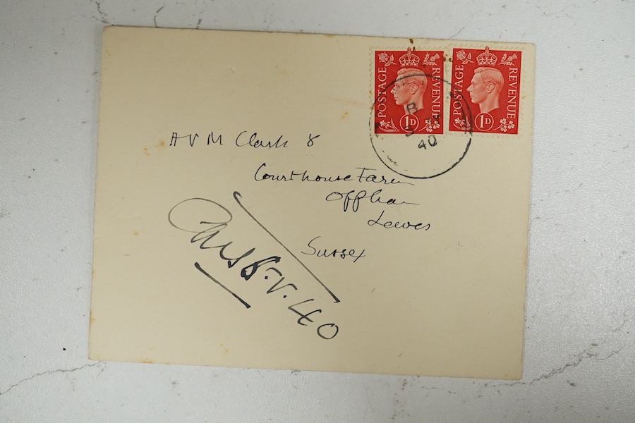 Archive of the Courthouse Farm Stud, Offham near Lewes and the Clark family, 1900-2014, including an important series of letters from Lady Anne Blunt at the Sheyk Obeyd Stud, Ain Shems, Egypt, 1912-1917, and her daughter